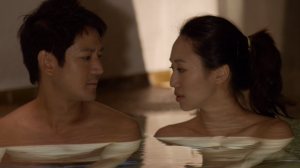 Crossing the moral barrier! Jason Chan (Jimmy) and Oon Shu An (Coral) in episode 6 of "What Do Men Want?" drama series.
